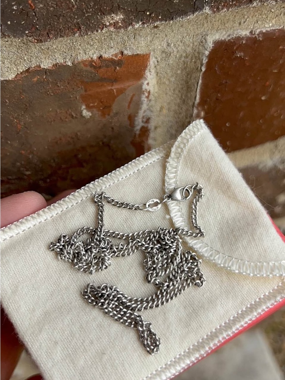 James Avery Light Curb Chain Necklace - Sterling Silver 925 24” - Picture 3 of 5
